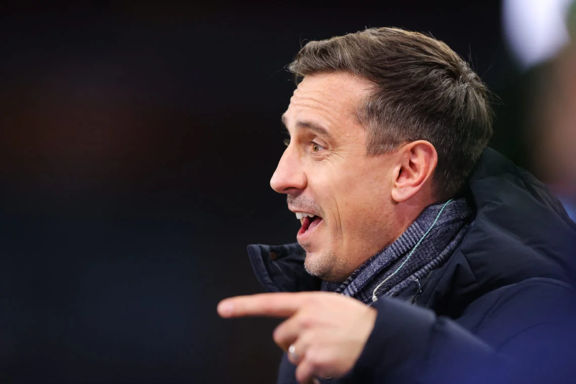 Gary Neville makes bold Arsenal title prediction following Man City's loss